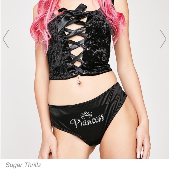 Dolls Kill Other - Sugar Thrillz True Royalty princess Panties